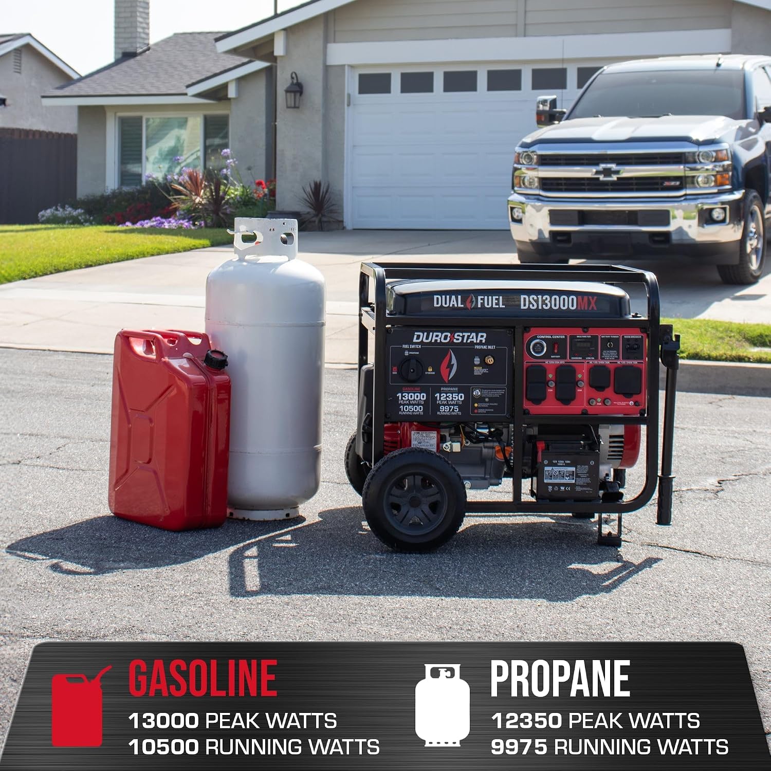 DuroStar DS13000MX — 13,000W Dual-Fuel Generator, photo 3 of 5