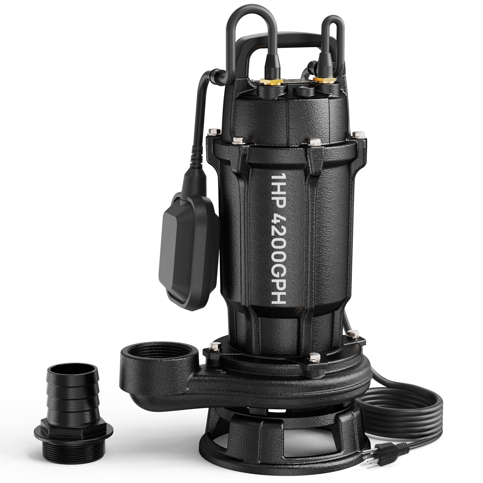 Everbilt 1/2 HP Cast Iron Submersible Sump Pump with Vertical Float Switch (Model HDS50), photo 1 of 6