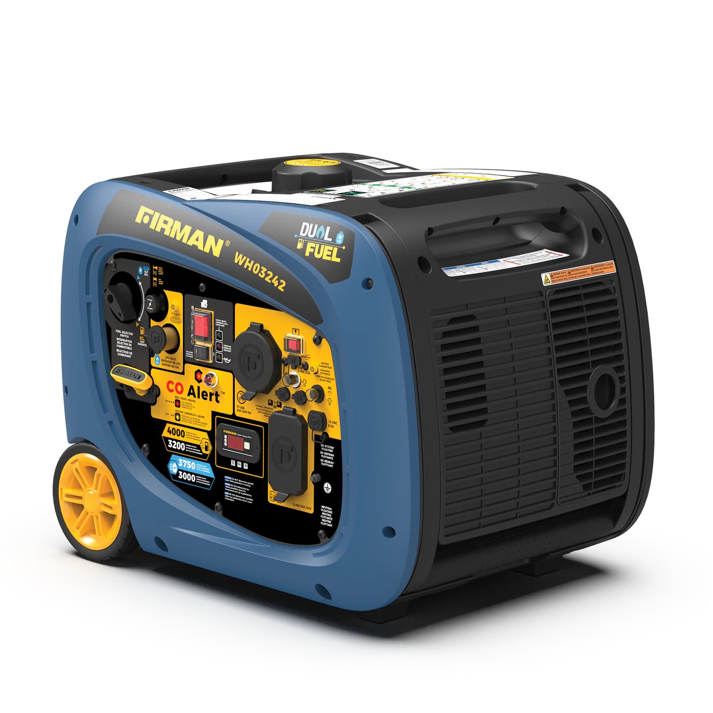 FIRMAN WH03242 Dual Fuel Gas Propane Inverter Generator 3200W/4000W 30 Amp with Electric Start, photo 4 of 6