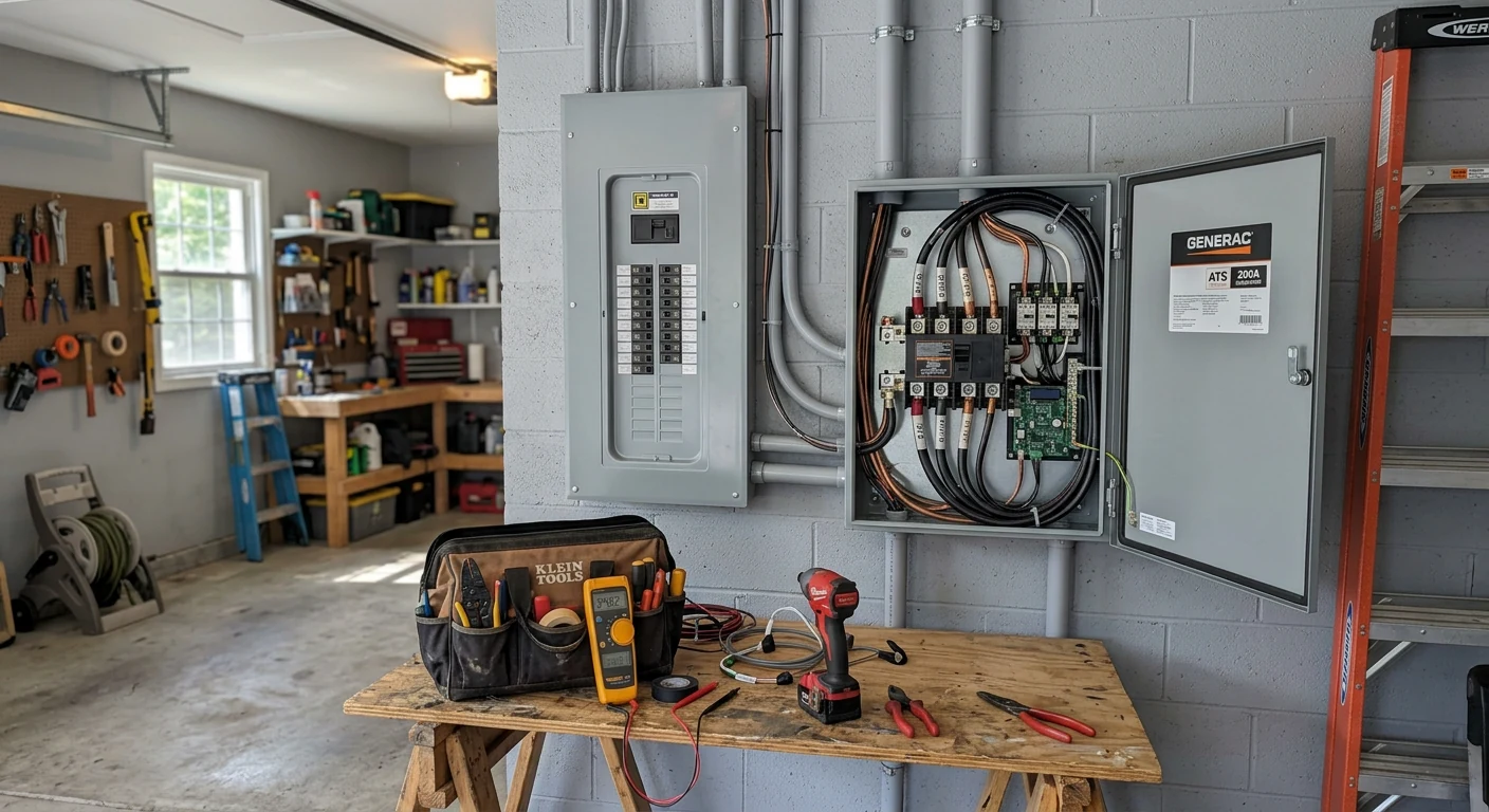 Electrician perspective: Cleanest 200A switch installation on the market