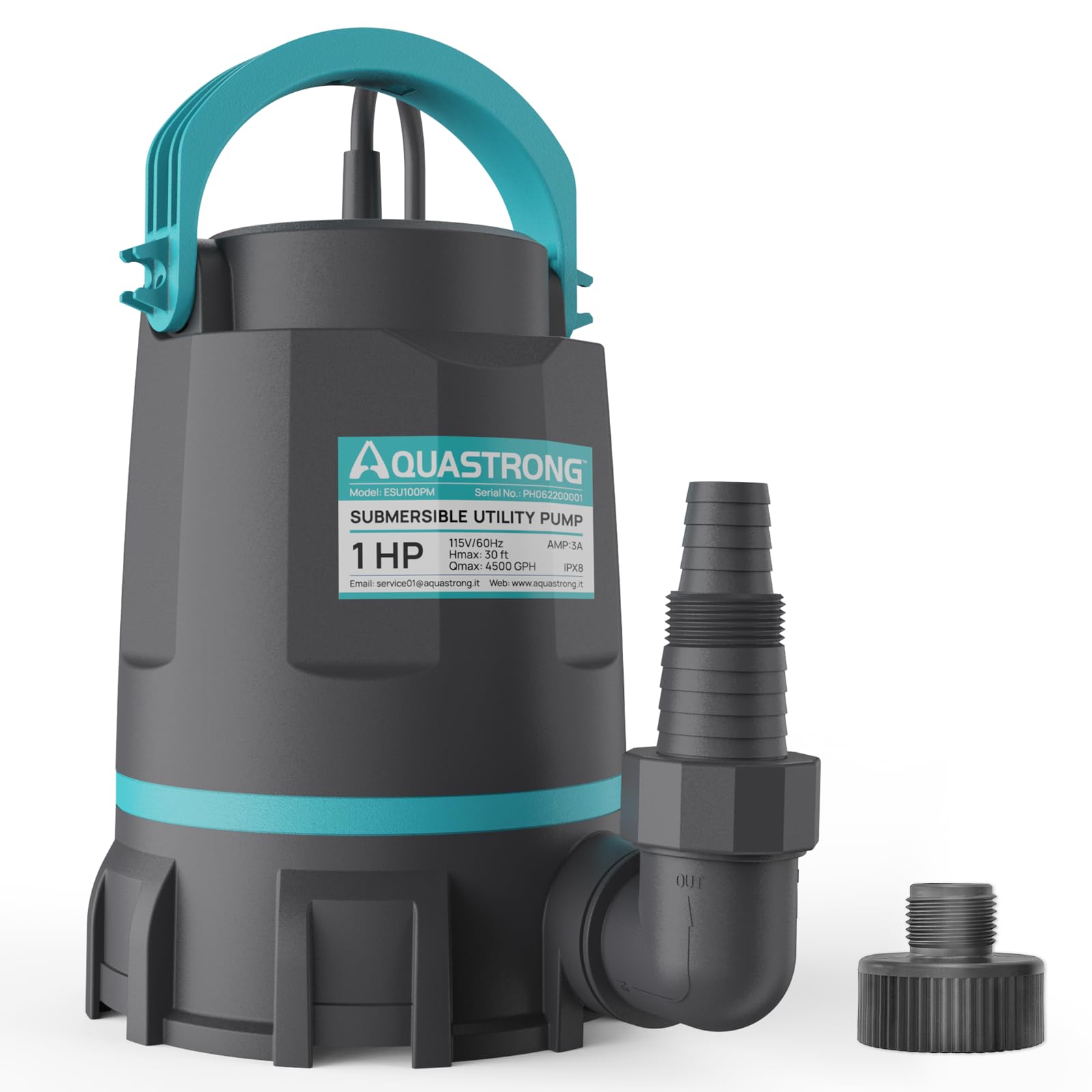 Superior Pump 92341 1/3 HP Submersible Cast Iron Sump Pump with Vertical Float Switch, photo 1 of 6